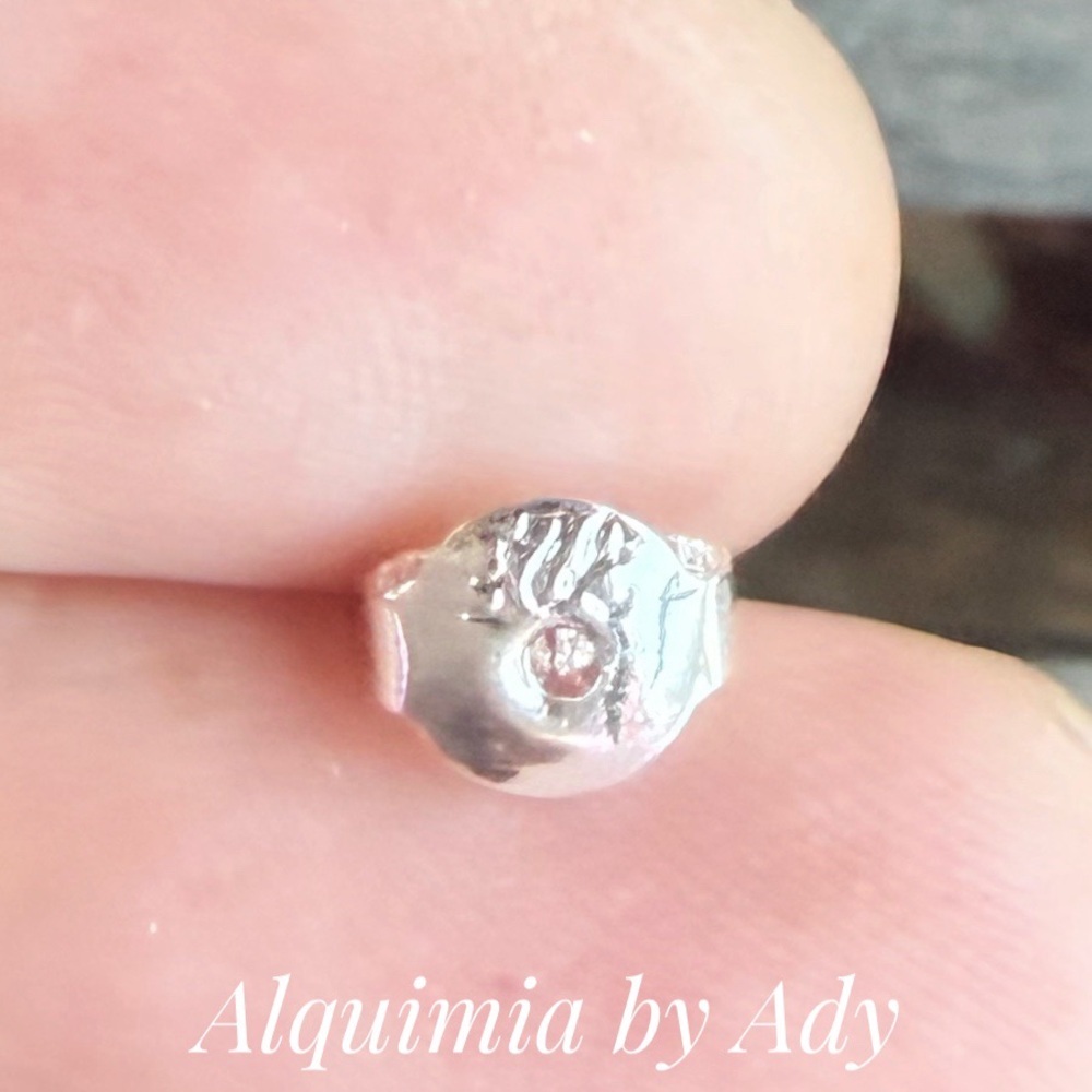 Tiny Dots 5mm Turquoise Silver Stud Earrings West… - image 3